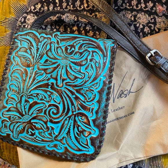 Patricia Nash Handbags - Patricia Nash, Hand Tooled, Leather, Crossbody